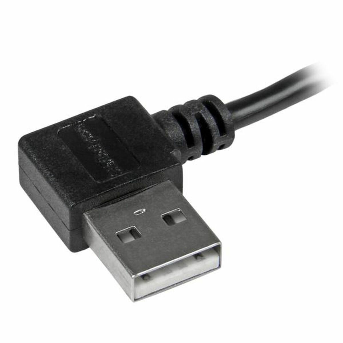 USB-kabel til Micro USB Startech USB2AUB2RA1M         Sort
